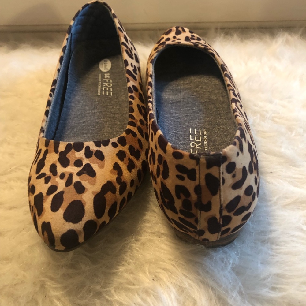 Dr Scholls Ashton Leopard flat